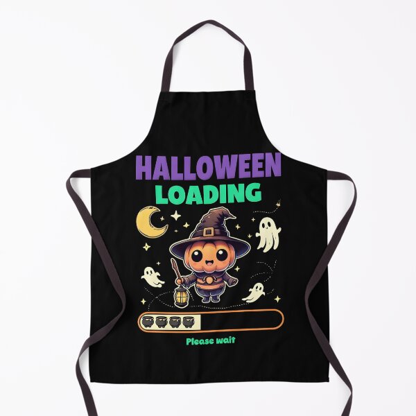 Item preview, Halloween Loading – Cute Pumpkin Witch designed and sold by MajeStreet.