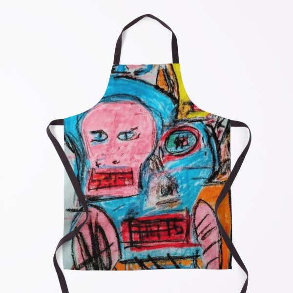 Item preview, Chaotic Abstract Faces in Crayon Colors designed and sold by salmaousiri.