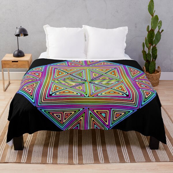 Item preview, colorful abstract geometric design 3 designed and sold by chambergambit.
