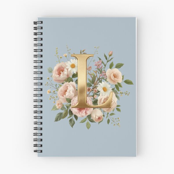 Item preview, Floral Monogram Letter L Wall Art – Elegant Gold Initial L with Roses & Peonies | Personalized Wedding Gift, Nursery Decor, Feminine Botanical Initial L Print designed and sold by AmenAlways.