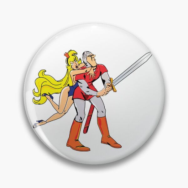 Item preview, Dirk the Daring & Princess Daphne – Retro Dragonslayer Tribute designed and sold by TheDisloyalists.