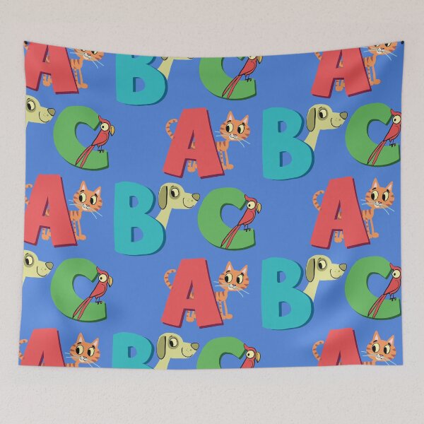 Item preview, Veterinary alphabet with cat, dog and parrot designed and sold by duxpavlic.