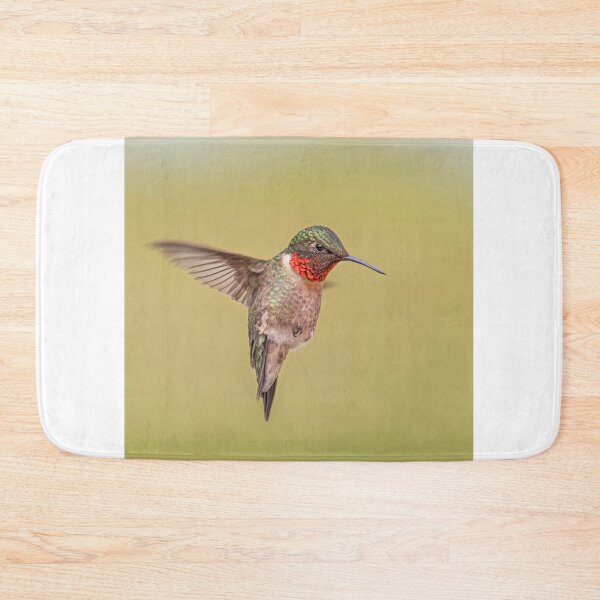 Item preview, Ruby-throated hummingbird hovering designed and sold by James Cumming.