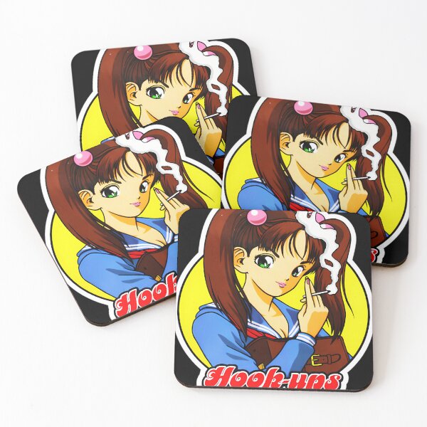 Item preview,  The Hookups Anime Girl Smoking A Joint designed and sold by ANTONIODIRSCHL.
