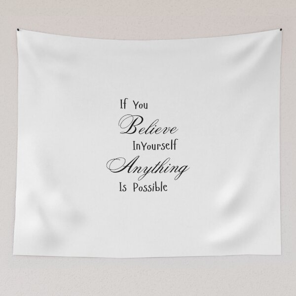 Item preview, if you believe in yourself designed and sold by Pixie prints .