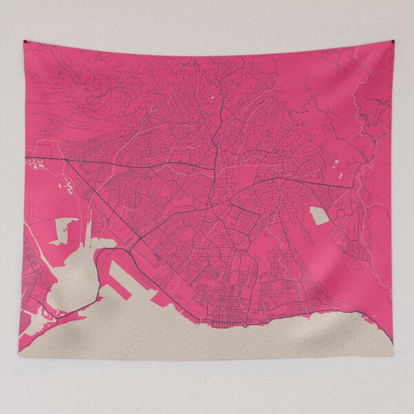 Item preview, Kingston City Map of Jamaica - Blossom designed and sold by deMAP.