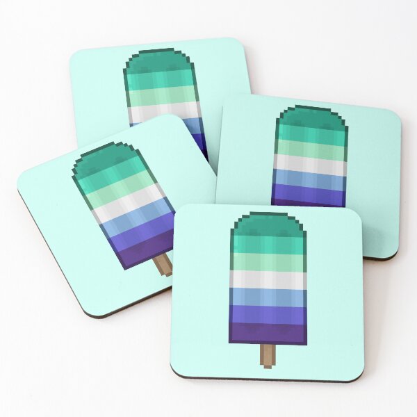 Item preview, Pixelart Gay Man Pride Icepop designed and sold by Lilac-Cat.