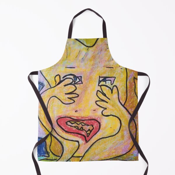 Item preview, Crying Yellow Face with Twisted Expression designed and sold by salmaousiri.