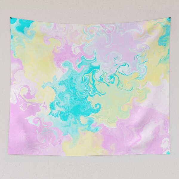 Item preview, Pastel swirling liquid art designed and sold by BritishDelights.