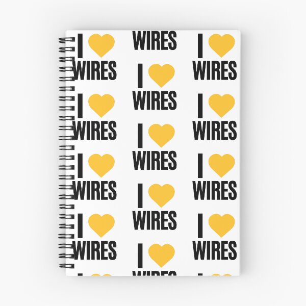 Artikelvorschau, Ich liebe Yellow WIRES - Badge-Design entworfen und verkauft von ProtectWIRES.
