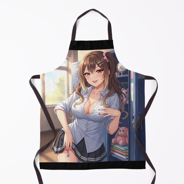 Item preview, The School Waifu Smiles At You Because Of Her Assets designed and sold by ANTONIODIRSCHL.
