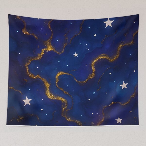 Item preview, Blue galaxy nebula cosmic stars designed and sold by cocomelon168.