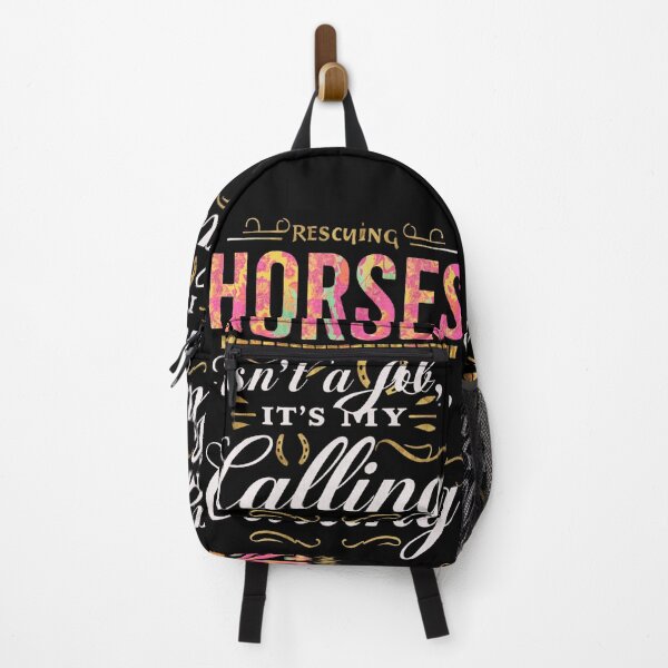 Item preview, Rescuing Horses Isn’t a Job, It’s My Calling – Horse Rescue Identity Quote designed and sold by SnarkyTextStudiO.