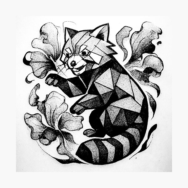 Item preview, Red Panda and flowers designed and sold by Helios Be. Lavsh.
