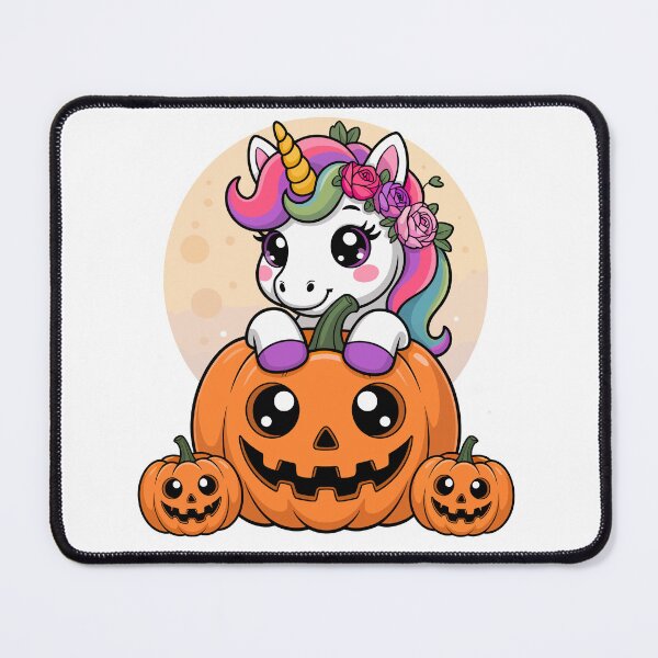 Item preview, Cute Unicorn Halloween Pumpkin Kawaii designed and sold by styleonestaa.