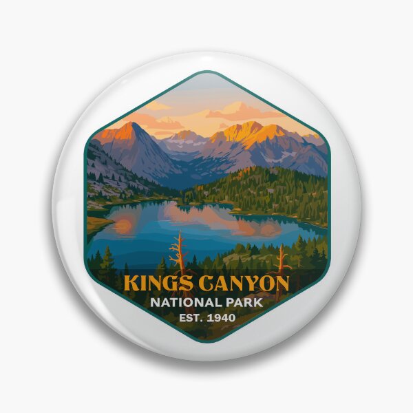 Item preview, Kings Canyon National Park Retro Sticker designed and sold by Ismeal Von.