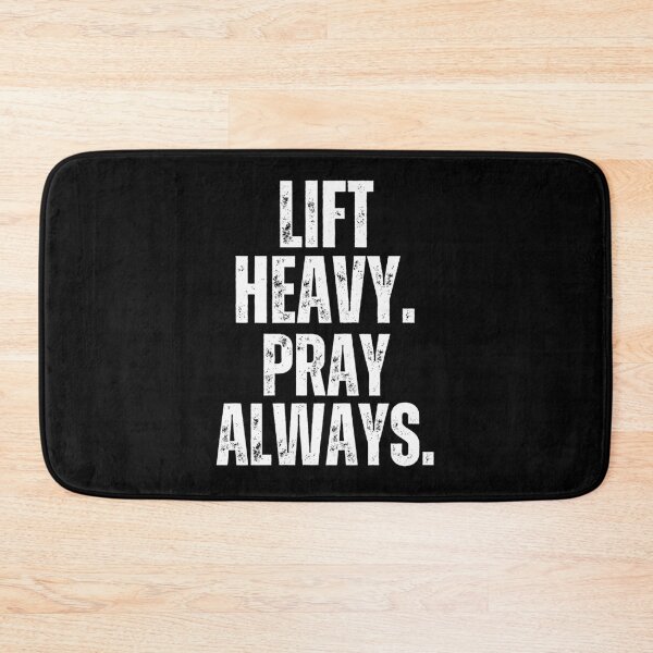 Item preview, Lift Heavy Pray Always Christian Weight Lifter cool gym designed and sold by snowry.