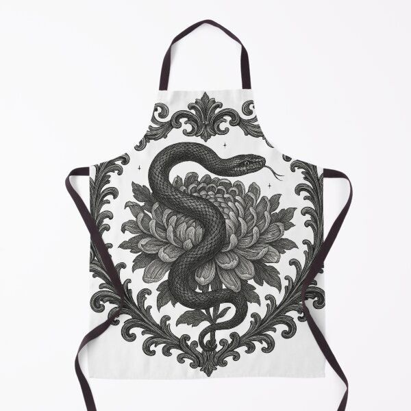 Item preview, Serpent & Chrysanthemum designed and sold by Retrics Studio.