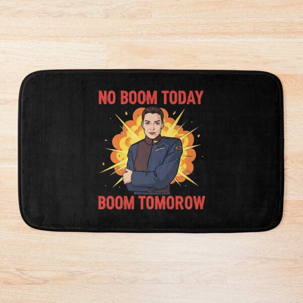 Item preview, Space Commander Quote – “No Boom Today, Boom Tomorrow” Comic-Style Sci-Fi designed and sold by Fenay Designs.