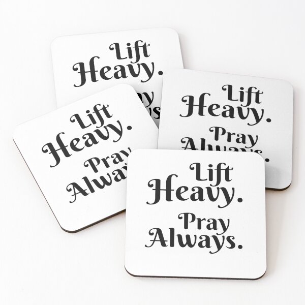 Item preview, Lift Heavy Pray Always Weight Lifting Christian cute gym designed and sold by snowry.