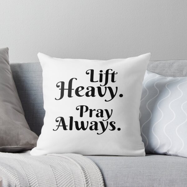 Item preview, Lift Heavy Pray Always Weight Lifting Christian cute gym designed and sold by snowry.