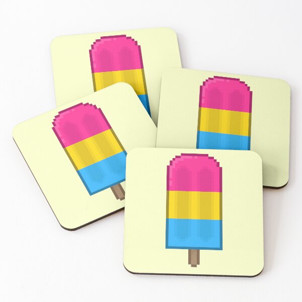 Item preview, Pixelart Pan Pride Icepop designed and sold by Lilac-Cat.