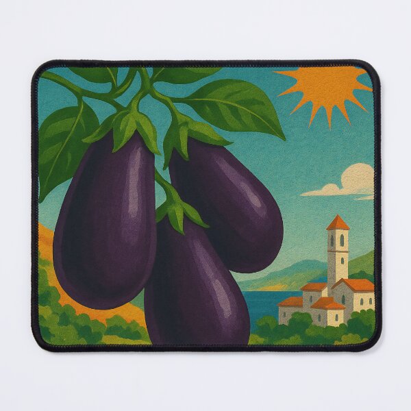 Item preview, When Life Gives You Aubergines, Go To Italy designed and sold by Wanderdreaming.