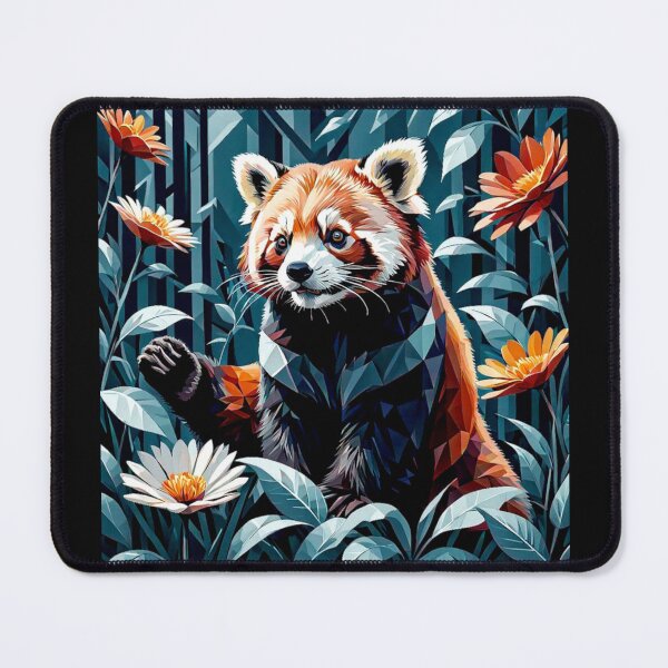 Item preview, Red Panda and flowers #2 designed and sold by Helios Be. Lavsh.