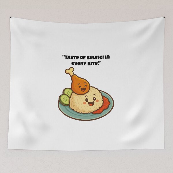 Item preview, Nasi Katok – Taste of Brunei in a Cute Bite designed and sold by Latitude 1°N.