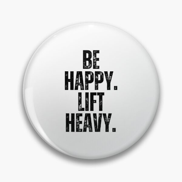Item preview, Be happy lift heavy Man Weight lifter vintage gym workout designed and sold by snowry.