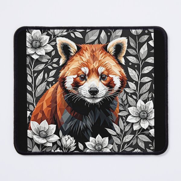 Item preview, Red Panda and flowers #3 designed and sold by Helios Be. Lavsh.