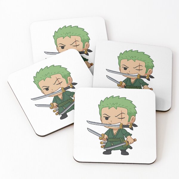 Item preview,  Zoro MiniPop Sticker – Pirate Hunter ⚔️? (Chibi One Piece) designed and sold by ZIKI VI.
