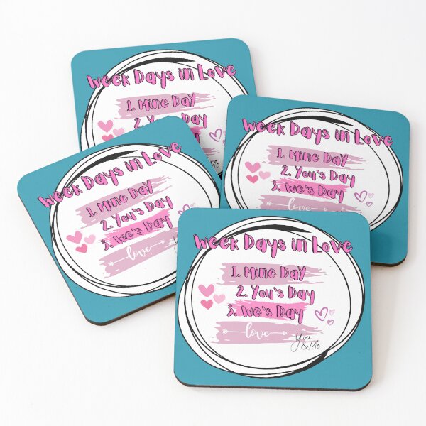 Item preview, Week Days in Love | Settimana d’Amore | Jours d’Amour designed and sold by LenaBlueDesigns.