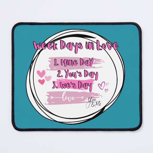 Item preview, Week Days in Love | Settimana d’Amore | Jours d’Amour designed and sold by LenaBlueDesigns.