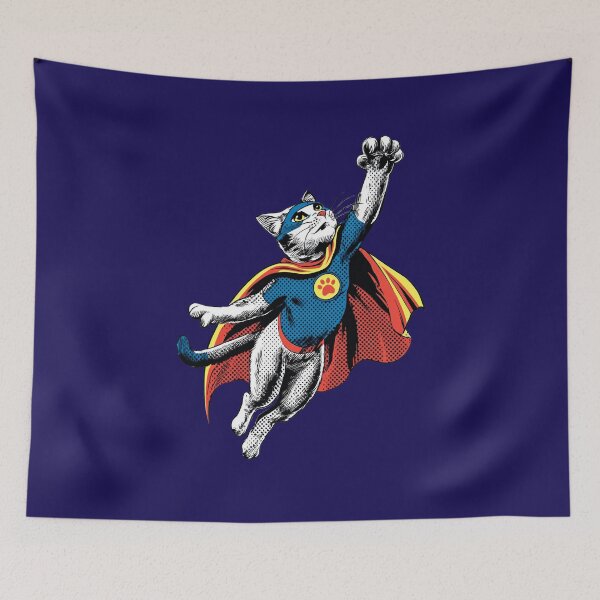 Item preview, Superhero Cat – Comic Style Design designed and sold by Meiersbeste.
