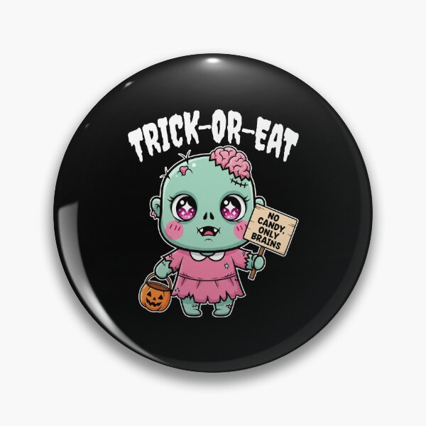 Item preview, TRICK OR EAT - ZOMBIE HALLOWEEN designed and sold by KEF Custom.