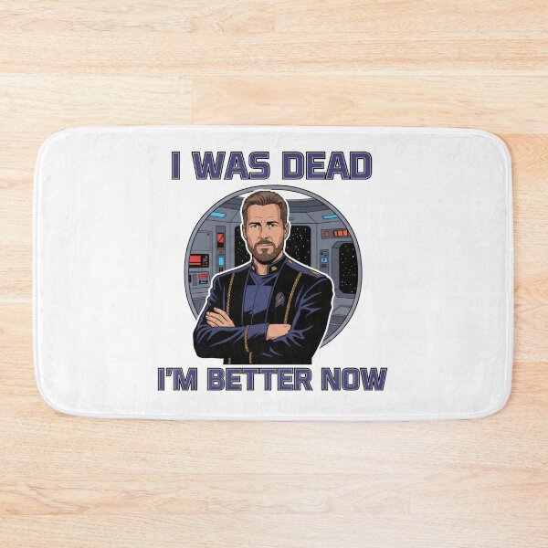 Item preview, Space Captain Comeback Quote – “I Was Dead, I’m Better Now” Sci-Fi designed and sold by Fenay Designs.