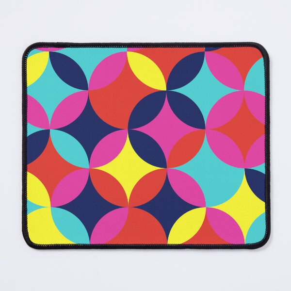 Item preview, Cyber Shippo Pop | CMYK Geometric Link - Bold & Vibrant Japanese Pattern Art designed and sold by keikono.studio.