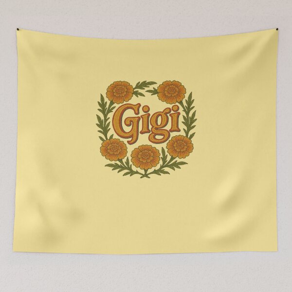 Item preview, Gigi Marigolds Floral Grandma Name Bright Garden Inspired Design designed and sold by FrictionMaxxing.