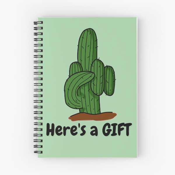 Item preview, Here’s a Gift Funny Cactus Middle Finger Design – Sarcastic Attitude Art designed and sold by Meenova Art.