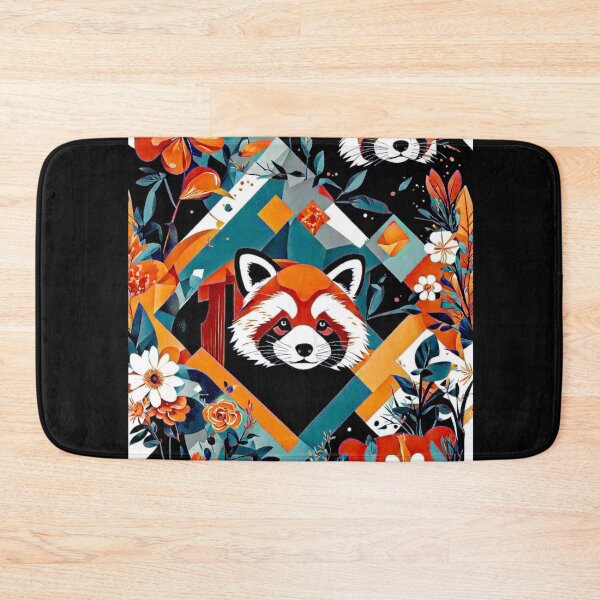 Item preview, Red Panda and flowers #5 designed and sold by Helios Be. Lavsh.