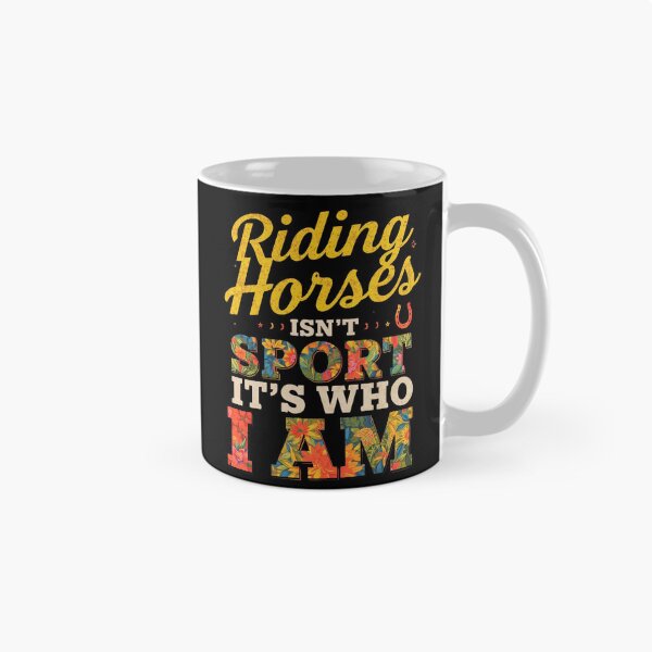 Item preview, Riding Horses Isn’t Sport, It’s Who I Am – Equestrian Identity Quote designed and sold by SnarkyTextStudiO.