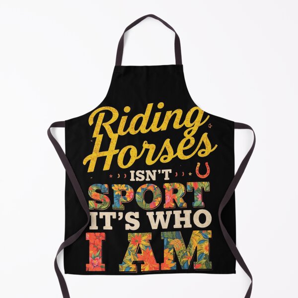 Item preview, Riding Horses Isn’t Sport, It’s Who I Am – Equestrian Identity Quote designed and sold by SnarkyTextStudiO.
