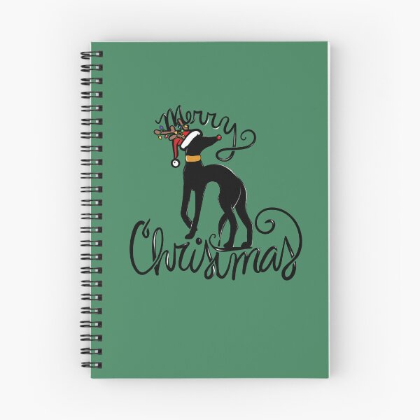 Item preview, Merry Christmas Greyhound designed and sold by FrictionMaxxing.