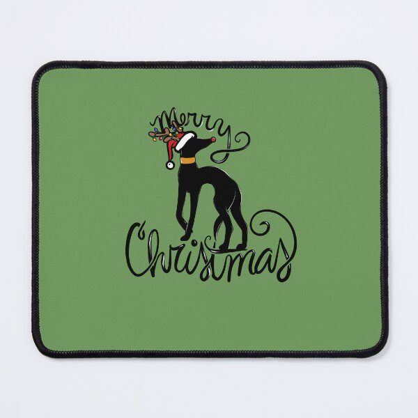 Item preview, Merry Christmas Greyhound designed and sold by FrictionMaxxing.
