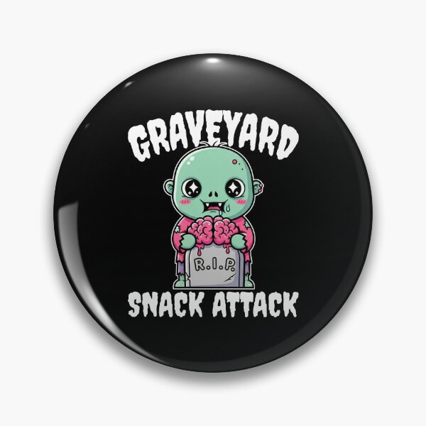 Item preview, GRAVEYARD SNACK ATTACK - ZOMBIE HALLOWEEN designed and sold by KEF Custom.