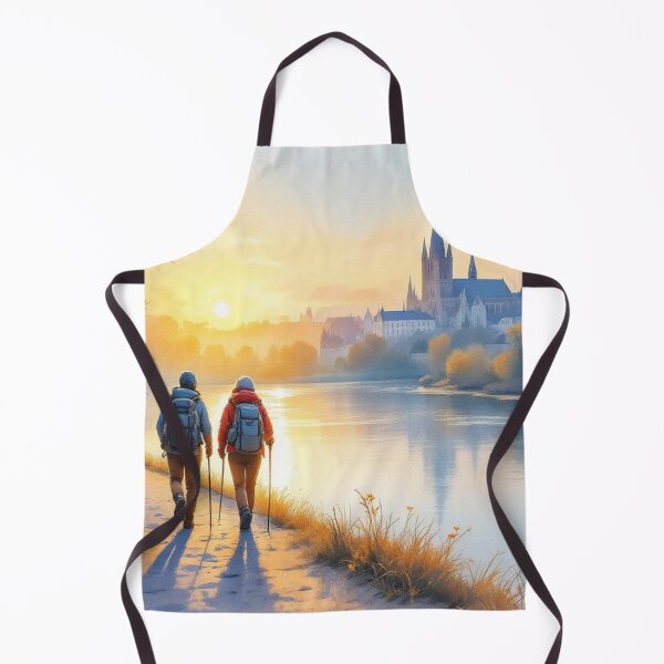 Item preview, Banks of the Loire, sunset on the Way of Saint James designed and sold by jefboutique6150.