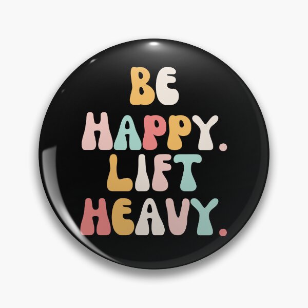 Item preview, Be happy lift heavy Women Weightlifter cute colors gym designed and sold by snowry.