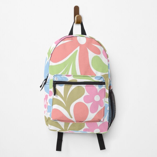 Item preview, Matisse-Inspired Daisies – Reddish Pink Blue Vector Art designed and sold by EmeraldeaArt.