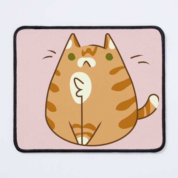 Artikelvorschau, Orange getigerte Katze - Rosa entworfen und verkauft von Lee-Dunmire.